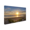 Trademark Fine Art Chris Moyer 'Pierpont Sunset' Canvas Art, 16x24 ALI0766-C1624GG
